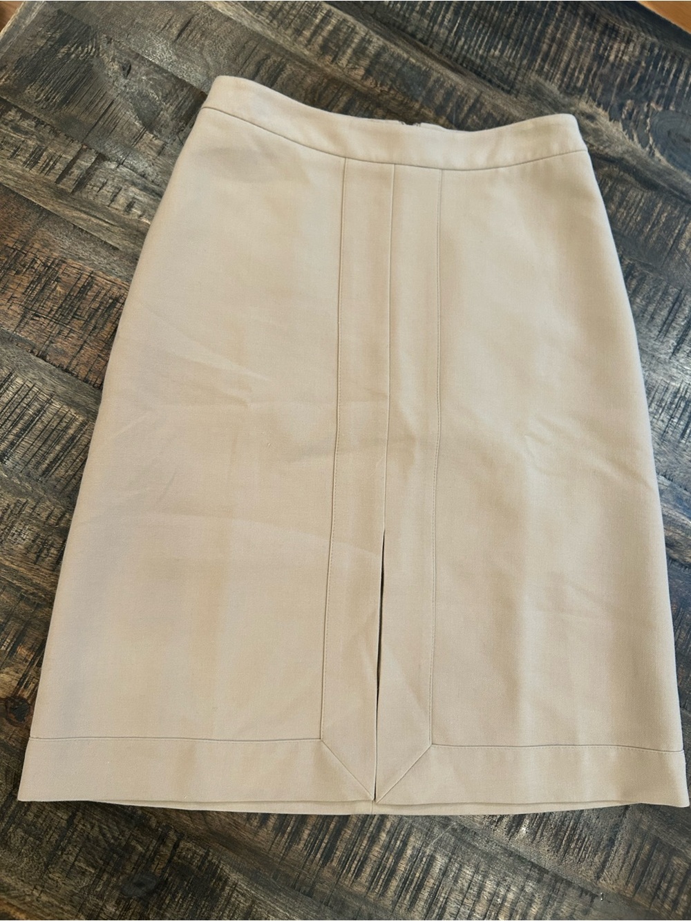 Boden Skirt Aline a-line Size 4 Tan Beige Pockets